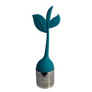 Sipology Silicone Leaf Tea Infuser With Stainless Steel Basket Loose Leaf Tea
